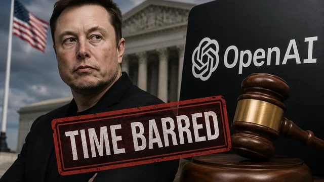 A US court has dismissed Elon Musk's lawsuit against OpenAI due to the statute of limitations.