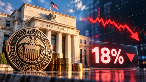 انخفضت احتمالية رفع سعر الفائدة من قبل FOMC إلى 18%