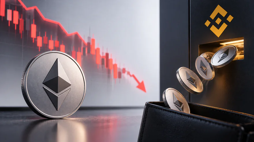 Ethereum-Korrektur vertieft sich, aber Abhebungen von Binance zeigen ein anderes Bild