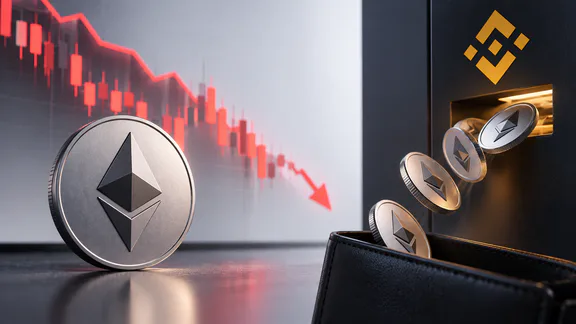 Ethereum-Korrektur vertieft sich, aber Abhebungen von Binance zeigen ein anderes Bild