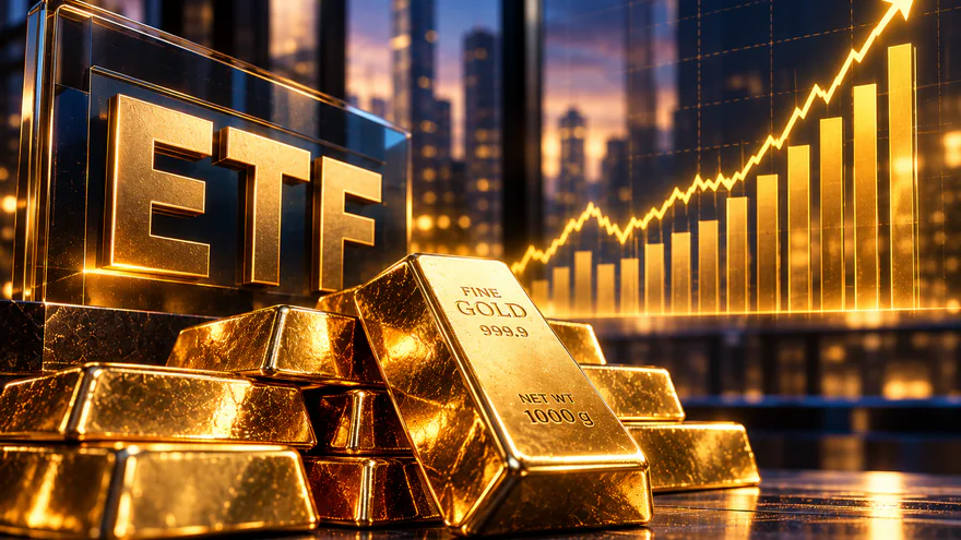 ETF中的黄金储备达到2022年以来的最高水平