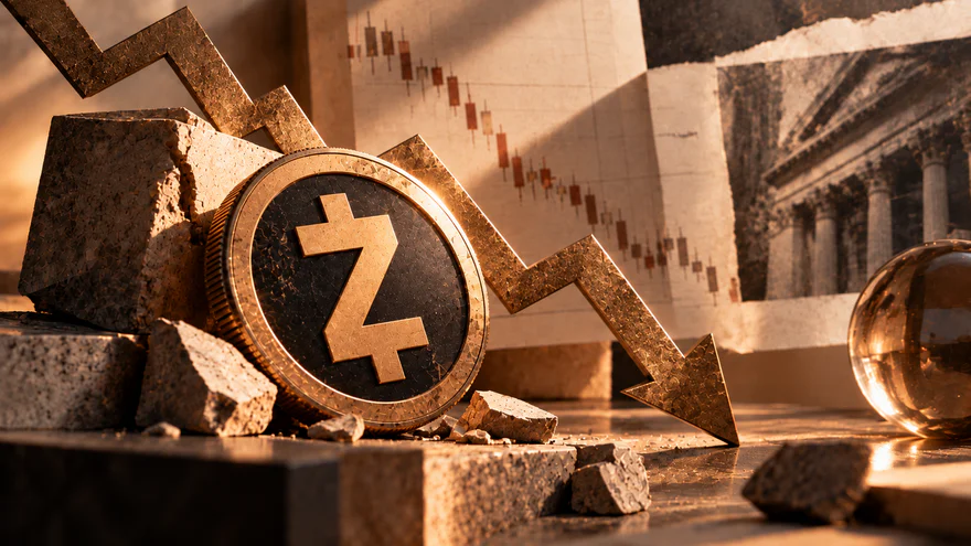 Zcash Unter Druck: Rückgang auf 1.000 $ angesichts von Inflationsängsten