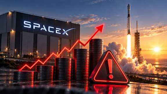 وصل خطر الائتمان لشركة SpaceX إلى مستوى قياسي