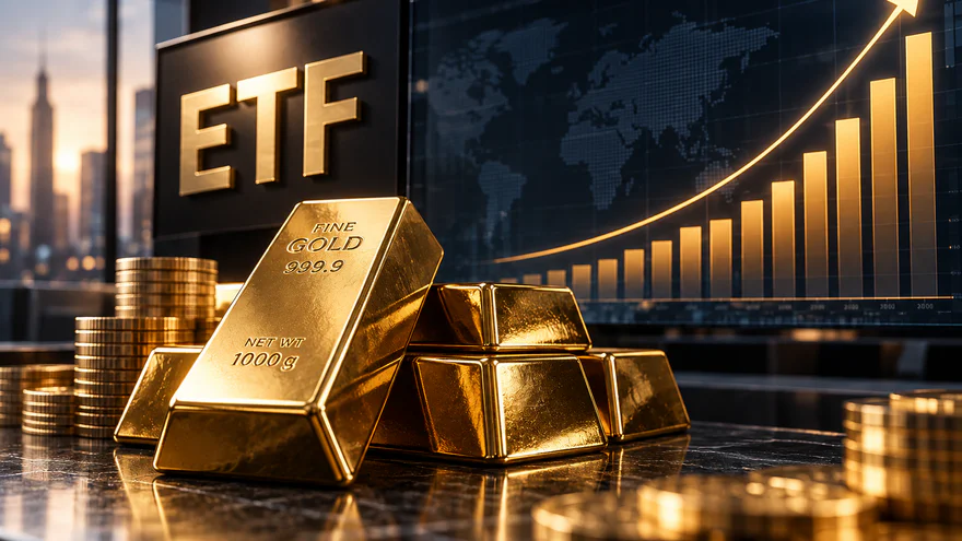 Gold-ETFs ziehen Rekord von 30,7 Milliarden Dollar in einem Quartal an