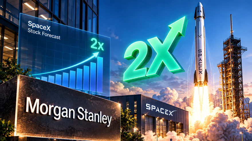 يتوقع محللو Morgan Stanley تضاعف قيمة أسهم SpaceX