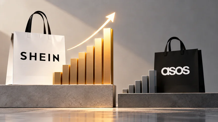 Shein Surpasses British Competitor Asos in Sales Volume