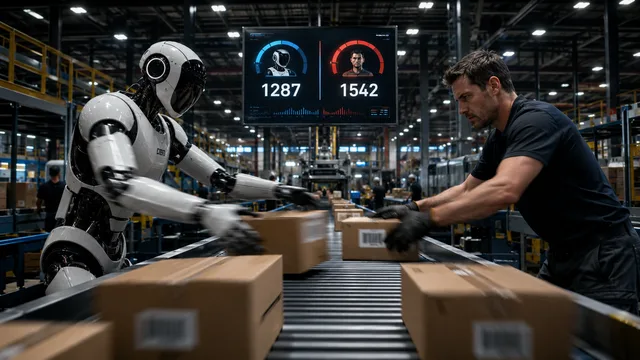 Human Beats Figure AI Robot in a 10-Hour Package Sorting Challenge