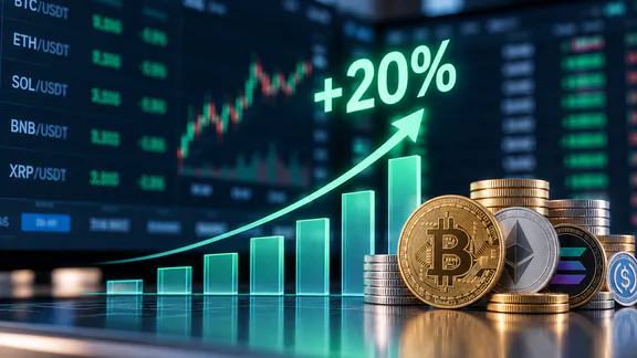 2026년 9월, 암호화폐 거래소의 현물 거래량 20% 증가