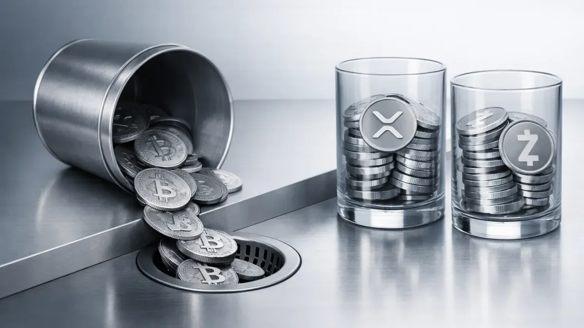 El mercado de criptomonedas experimenta retiros masivos de capital en medio de la caída de Bitcoin