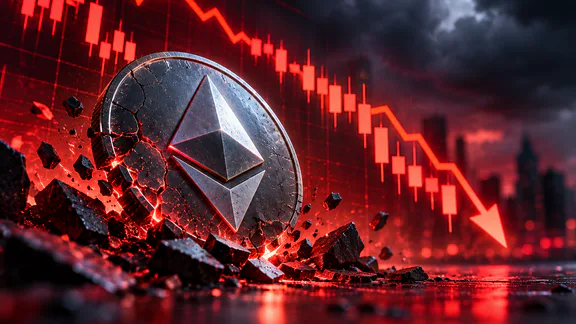 Ethereum, 15% 이상 하락하며 가격 하락 시나리오 반복