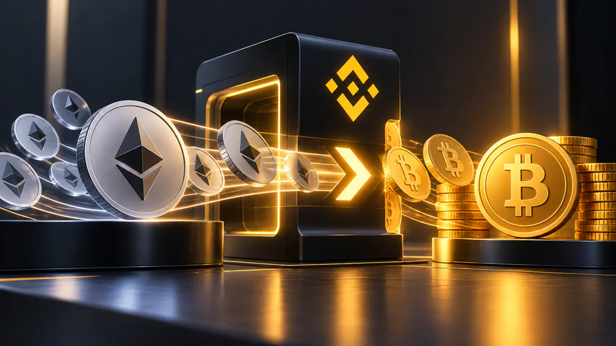 Usuarios de Binance convierten Ethereum a Bitcoin