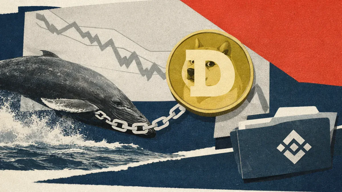 Wal-Transfers 300 Millionen DOGE zu Binance während des Marktrückgangs im Oktober
