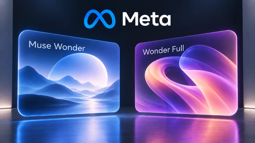 Neue KI-Modelle von Meta: Muse Wonder und Wonder Full