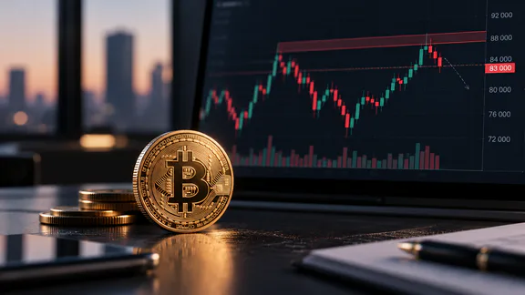 Bitcoin handelt um 83.000 $ nach dem Rückprall von Widerstand