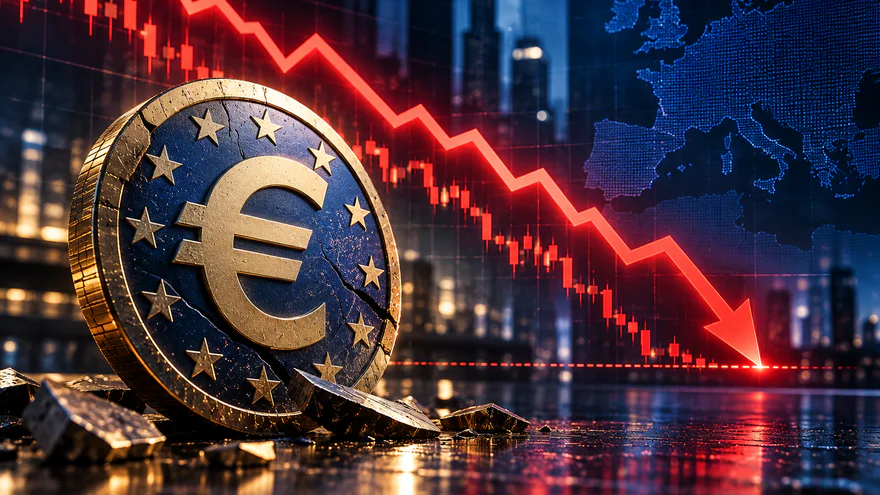 Euro fällt auf 17-Monats-Tief