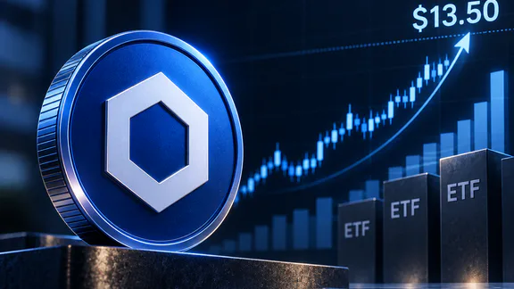 Chainlink接近$13.50水平,ETF创纪录资金流入