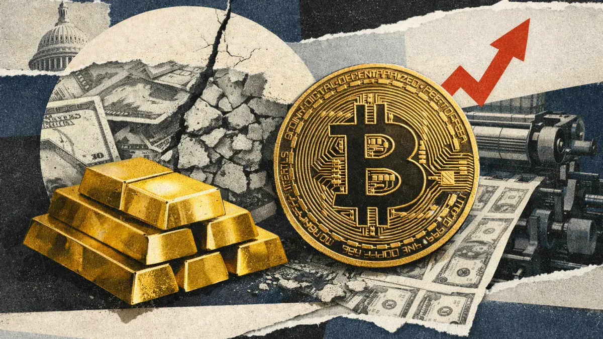 Strive首席执行官：黄金和比特币可能会超越美元
