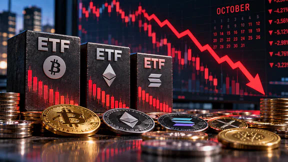 تستمر صناديق الاستثمار المتداولة في العملات المشفرة في فقدان الأرض في أكتوبر