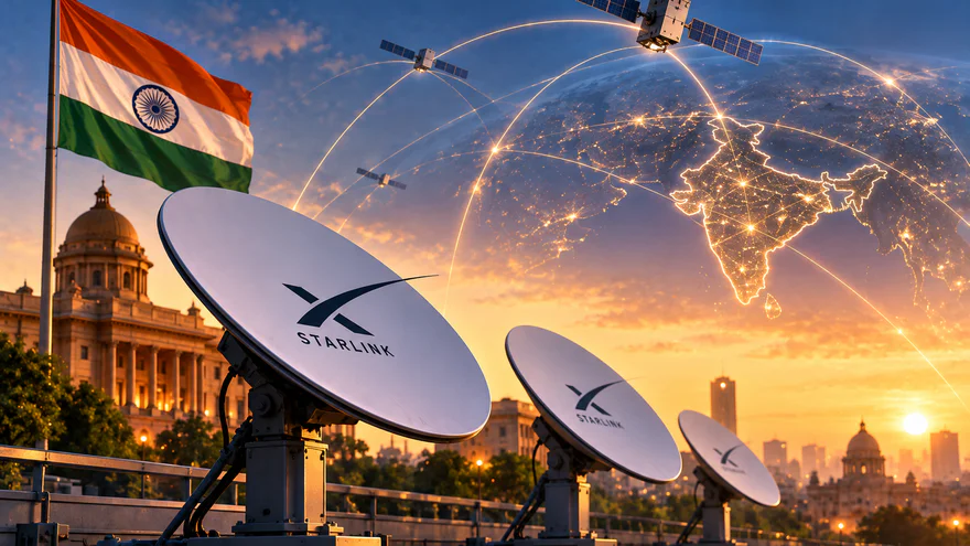 الهند تصدر تراخيص لخدمات الأقمار الصناعية لشركة Starlink وغيرها من المشغلين