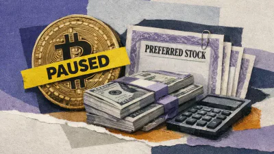 استراتيجية توقف شراء البيتكوين وإعادة شراء الأسهم المفضلة بقيمة 204.9 مليون دولار