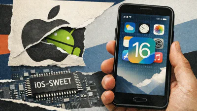 爱好者在安卓智能手机上启动 iOS 16