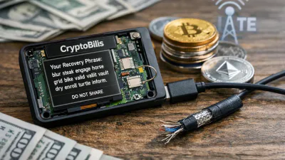 CryptoBilis 지갑의 임플란트가 LTE를 통해 시드 문구를 전송했습니다