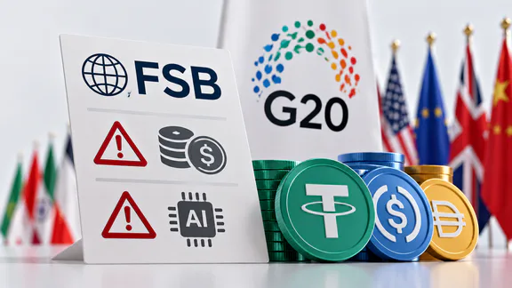 تحذير FSB من مخاطر العملات المستقرة وتهديدات الذكاء الاصطناعي قبل اجتماع G20