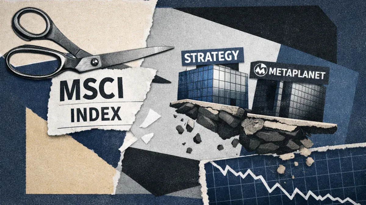 Strategie und Metaplanet in Gefahr, von MSCI-Indizes ausgeschlossen zu werden
