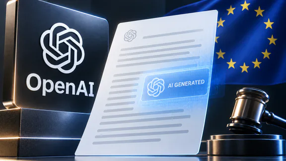 OpenAI, 유럽 연합 법률에 따라 텍스트 콘텐츠에 워터마크 도입