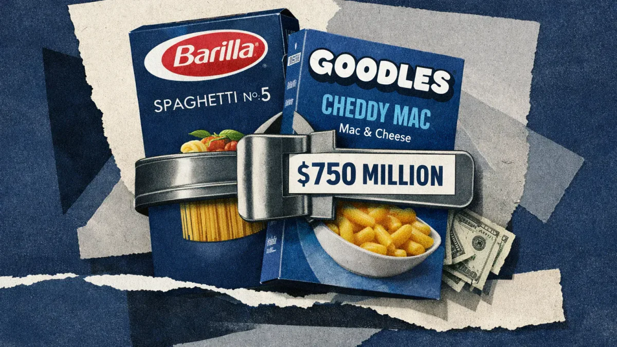 Barilla Goodles-ты 750 миллион долларға сатып алды