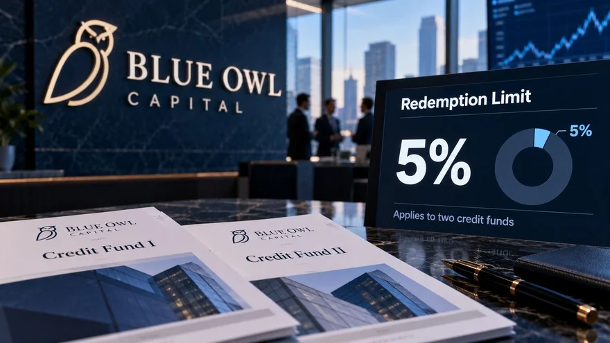 حددت شركة Blue Owl Capital شراء الأسهم من صندوقين ائتمانيين بنسبة 5%