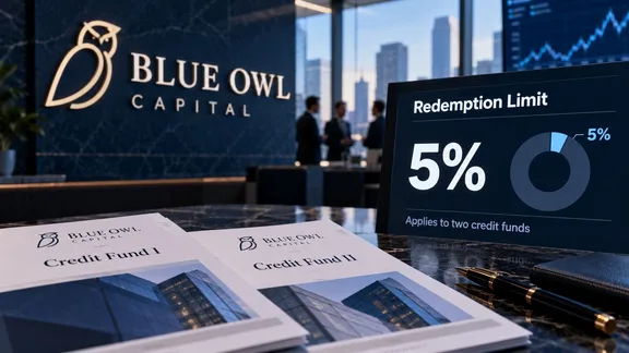 حددت شركة Blue Owl Capital شراء الأسهم من صندوقين ائتمانيين بنسبة 5%