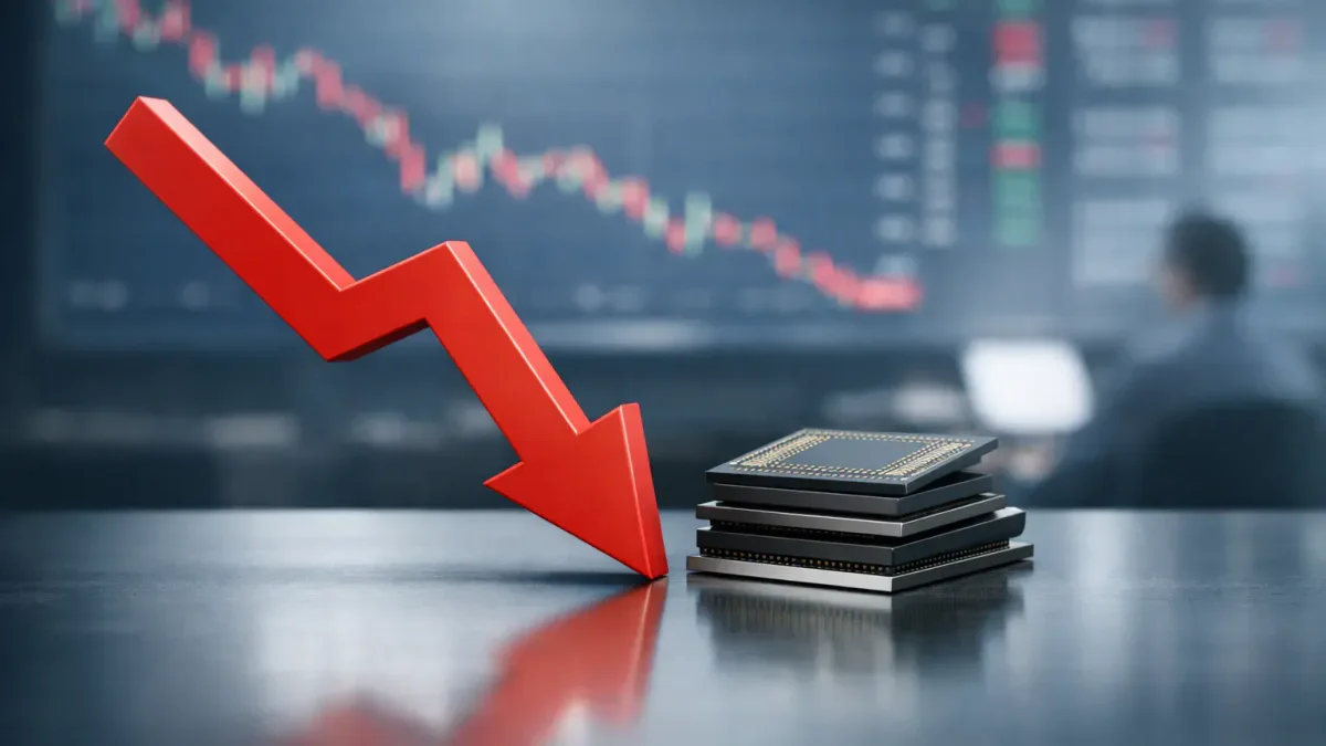 KOSPI fiel um 5,46% aufgrund des Verkaufs von Samsung- und SK Hynix-Aktien
