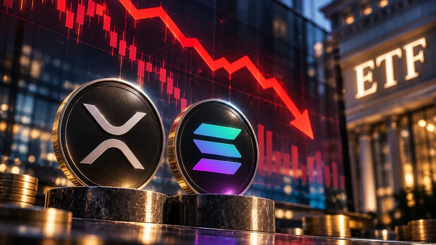 XRP 및 SOL에 대한 ETF 수요가 94% 감소