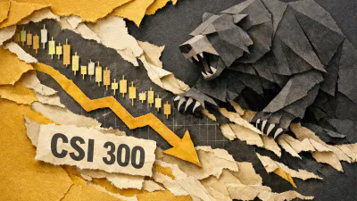 Китайский индекс CSI 300 вошел в медвежий рынок