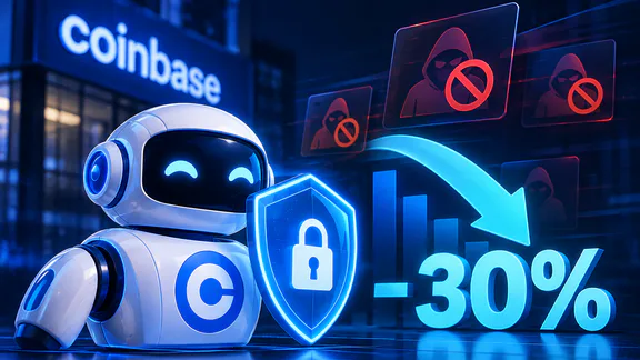 وكيل الذكاء الاصطناعي من Coinbase يقلل الاحتيال بنسبة 30% في تجربة Onramp