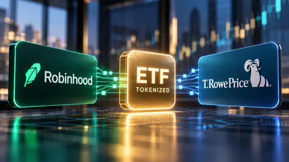 Robinhood и T Rowe Price исследуют токенизированный ETF