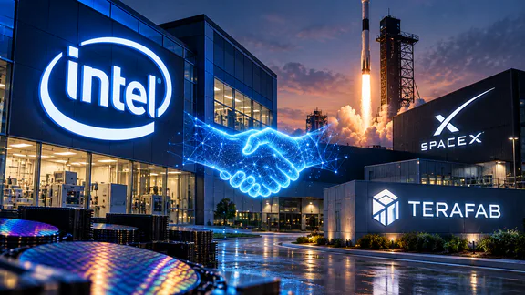 Intel Илон Маскпен және Terafab-пен ынтымақтастықты жалғастыруда