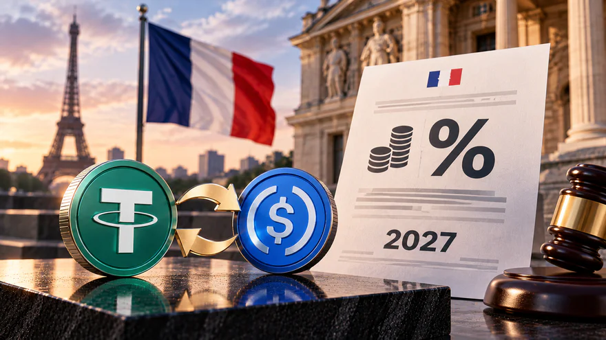 فرنسا ستقدم ضريبة على تبادل العملات المستقرة اعتبارًا من 2027