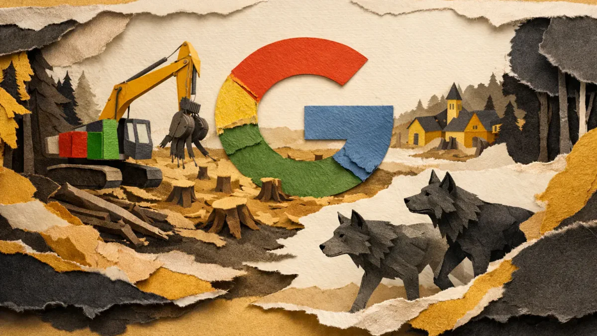 Google вырубил 1 300 акров леса в Финляндии