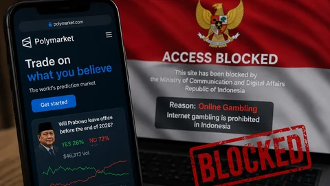 Ставки на отставку президента привели к блокировке Polymarket